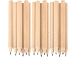 Paquete De 100 Minilápices De Madera Cortos Para Golf Con Mina De Grafito Hb Preafilada, Compactos Y Portátiles.