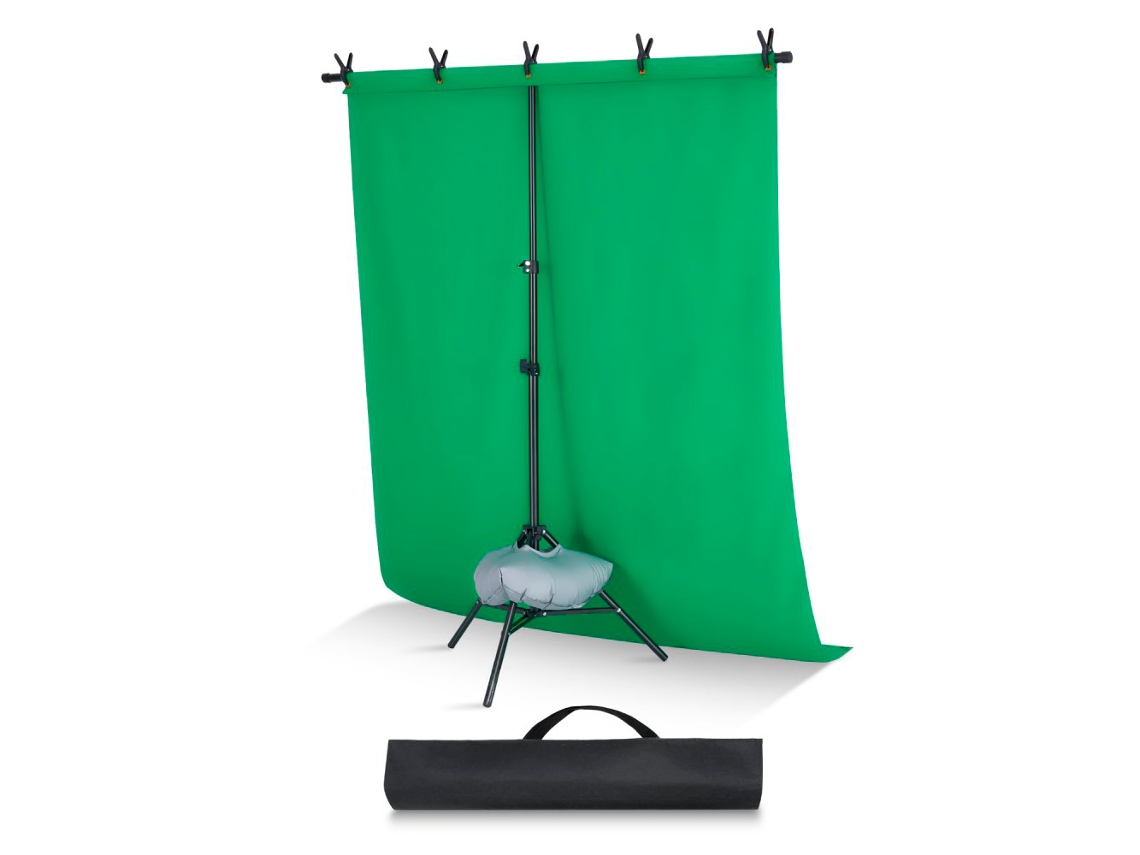 Soporte de fondo ajustable para estudio fotográfico 154x198cm Tekmaquinas
