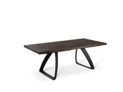 Bridge - Mesa fija (160 x 90 cm) chapada en roble negro STONES