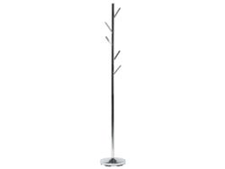 Perchero BELIANI Allen de Acero inoxidable Plateado 28x28x170