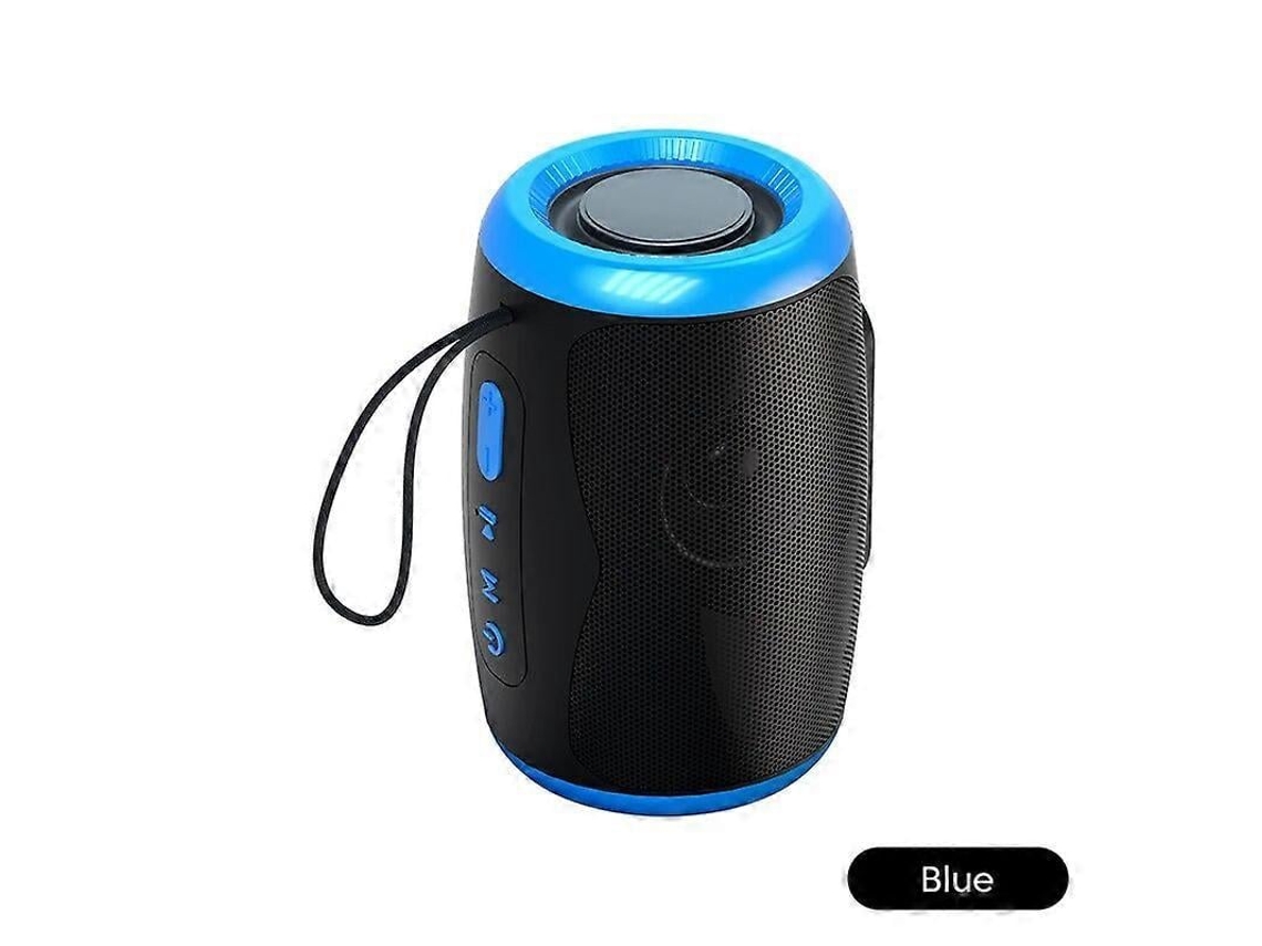 Altavoz Bluetooth estéreo dual Chaberlu para exteriores, reproducción de tarjeta TF, USB, transmisión de voz, subwoofer inalámbrico portátil