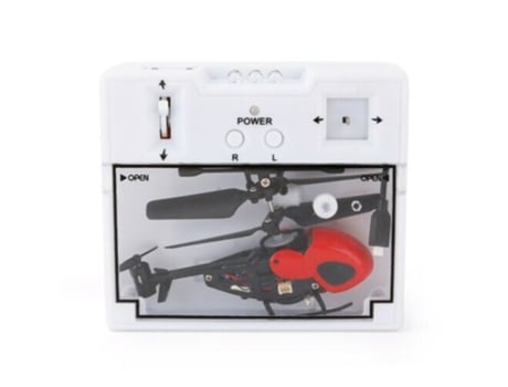 Aviones de Control Remoto Mini Rc Helicóptero Radio Micro Controlador Niños Rojo
