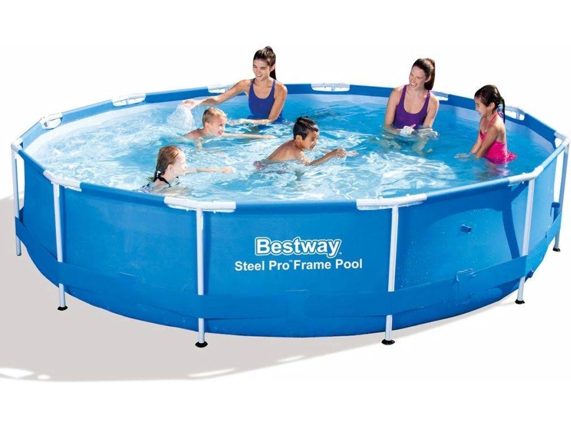 Piscina BESTWAY Steel Pro 56706 estructura redonda de acero (366 x 76 cm)