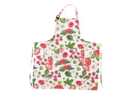 Delantal Antimanchas Con Estampado De Frutos Rojos
