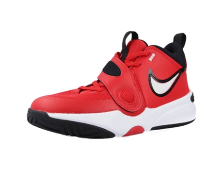 Zapatillas de Mujer NIKE Team Hustle Tecido Rojo (40)
