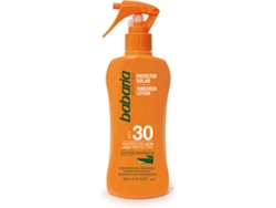 Protector Solar BABARIA Spray Acelerador del Bronceado Aloe Vera SPF 30 (200 ml)