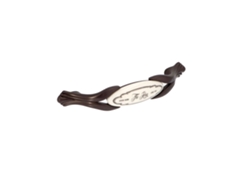 Tirador para muebles HARDWAREXCHANGE en zamac y porcelana con distancia entre centros de 96 mm (25 unidades)