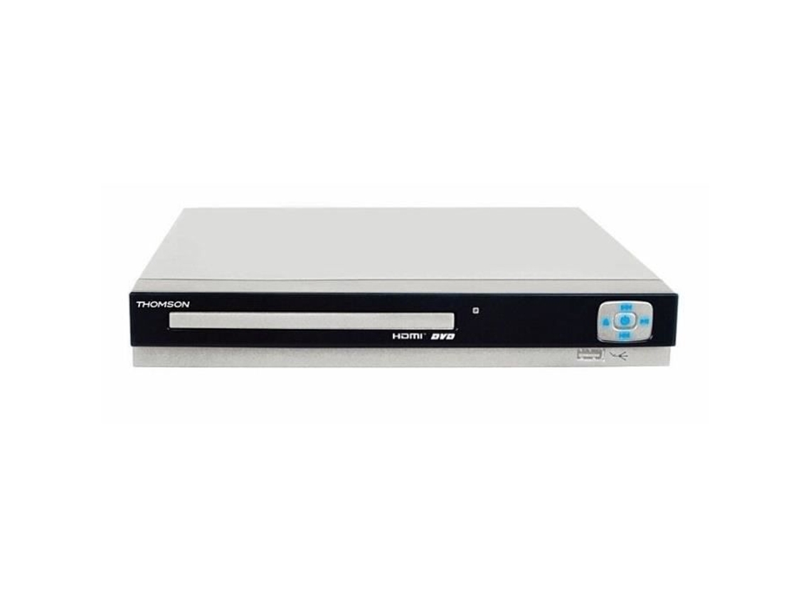 Reproductor de DVD Thomson THD301W con resolución 1080p, puertos USB y HDMI, color blanco