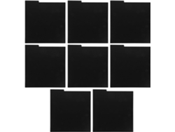 Separadores Archivo Pvc 8 Piezas Discos Vinilo Superficie Escribir Diseño Portátil Organizadores Eficientes