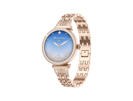 Reloj inteligente con llamadas Bluetooth, pantalla AMOLED siempre encendida de 1,19 pulgadas, reloj inteligente para mujer con frecuencia CHRONUS