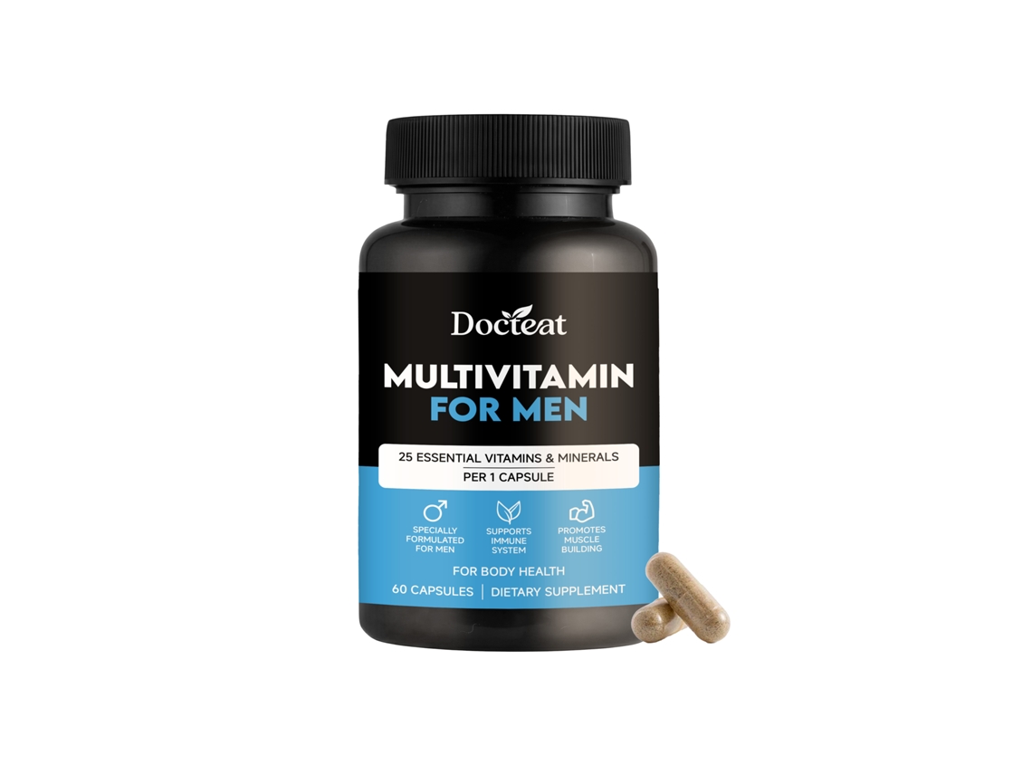 Cápsulas de suplemento multivitamínico para hombres