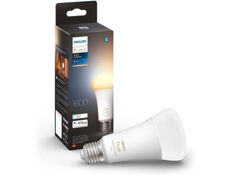 Philips Hue White Ambiance, E27 LED conectado Bulbo, equivalente 100W, 1600 lúmen, compatível com Bluetooth