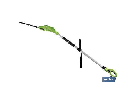 Cortasetos eléctrico de largo alcance a bateria li-ion 18v 1400+10% rpm