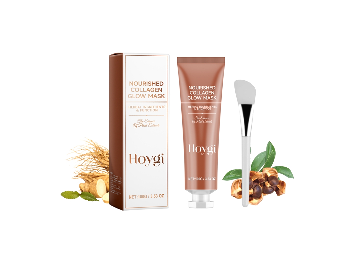 Mascarilla exfoliante de colágeno para una piel radiante e hidratada.
