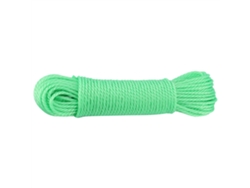 Cuerda De Nylon 20m Para Colgar Ropa Jardín Camping Exterior Color Verde