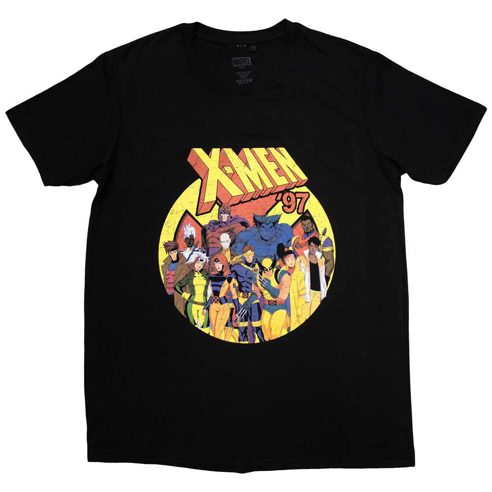 Rockinstone Unisex Marvel Comics X-men '97 Assemble Circle Camiseta-s