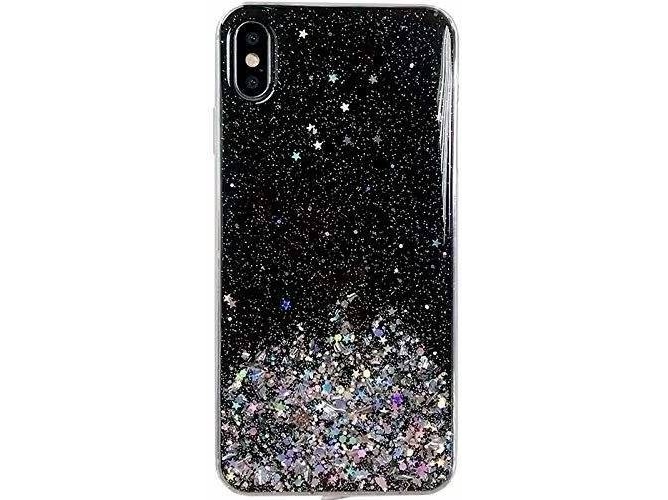 Funda Xiaomi Redmi Note 8 Pro WOZINSKY Star Glitter Shining Negro
