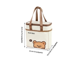 (estilo Al) Bolsa De Almuerzo Portátil Impermeable Con Aislamiento De Gran Capacidad, Bolsa De Alimentos Con Aislamiento
