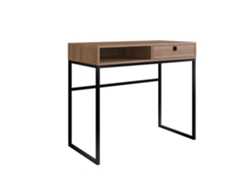 Mesa Escritorio 1 Cajon Negro/Miel 75X90X45 cm VENPRODIN