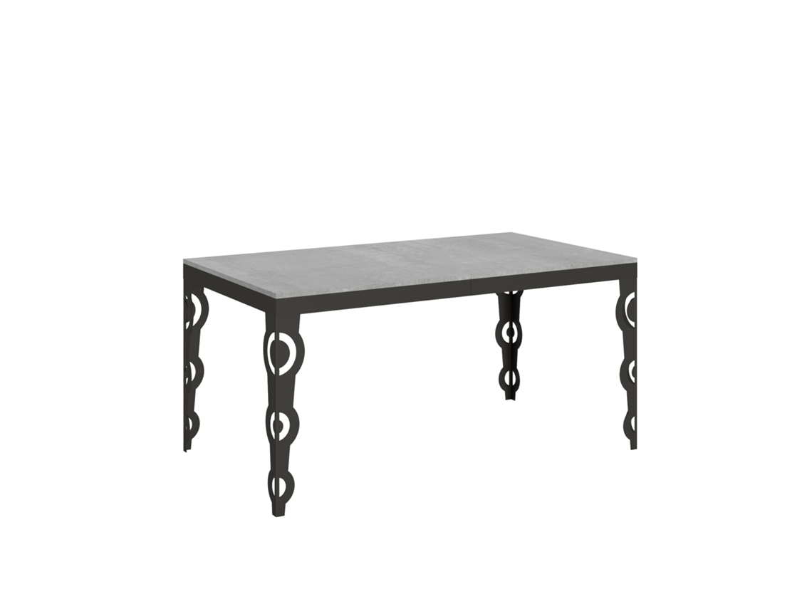 Mesa de Comedor ITAMOBY Karamay Evolution (90x160/420 - Paneles de Melamina - Cemento)