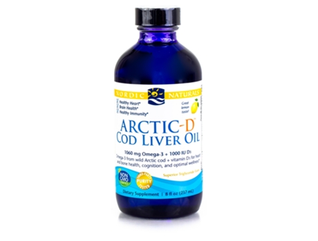 NORDIC NATURALS Aceite de Hígado de Bacalao Ártico-D 237 Ml