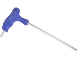 Llave Hexagonal Con Mango En T De 6 Mm Con Extremo Esférico, Métrica, De Acero Cr-v