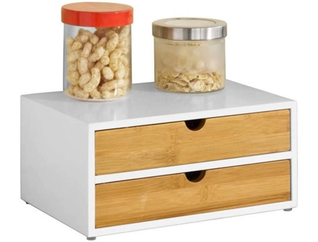 Soporte para Cápsulas de Café SOBUY (Marrón, Blanco - 30x20x14 cm)
