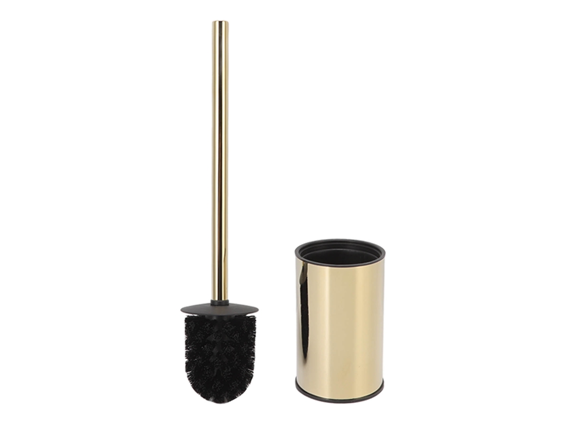 Juego De Cepillo De Inodoro De Acero Inoxidable Para Baño, Soporte Compacto