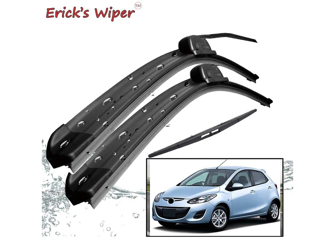Juego De Limpiaparabrisas Delanteros Y Traseros Para Mazda2 Mazda 2 Demio De 2007 - 2014 Parabrisas Ventana 24"+14"+14"