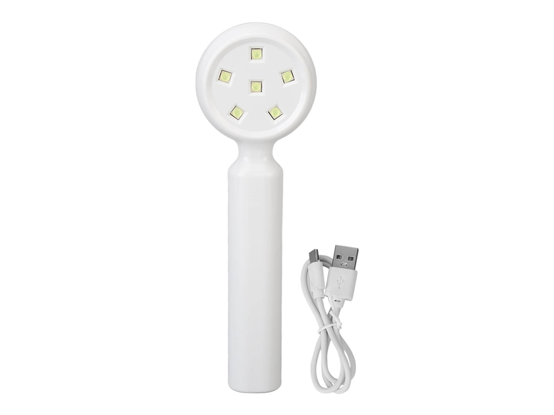 Lámpara de uñas LED UV portátil Kkml de 18 W con secado rápido, 6 chips y 2 temporizadores, recargable.