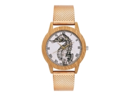 Reloj De Pulsera De Silicona Zhoulianfa Con Números Romanos, Unisex, Informal, Oro Rosa.
