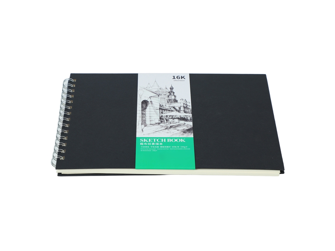 Cuaderno De Bocetos Para Acuarela Con Encuadernación De Doble Espiral Y Fondo Rígido, Papel Libre De Ácido Para Artistas.