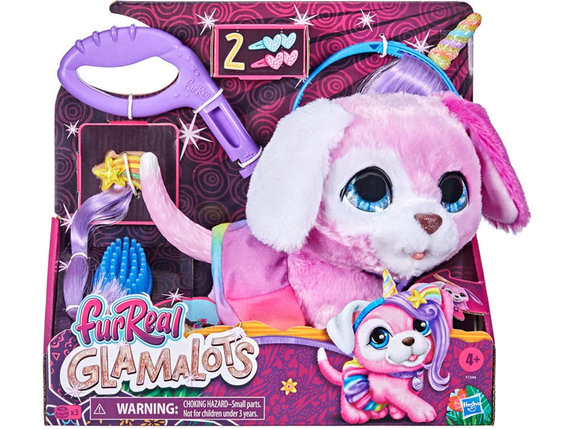 Muñeco HASBRO Mascotas Glamalots Paseos (Edad Mínima: 4 Años - 13,97 x 28,58 x 25,72 cm)