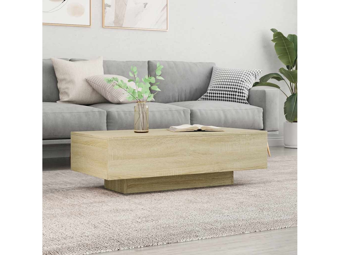 Mesa de centro HARLANV1 de 100x49,5x31 cm en roble Sonoma.