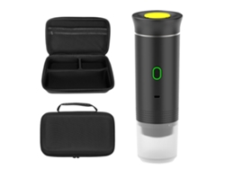 Cafetera de cápsulas portátil 3 en 1 con bolsa de viaje (negra) Czhhmart