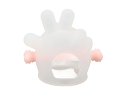 Chupete Portátil De Silicona Para La Dentición, Apto Para Uso Alimentario, Para Bebés, Azul Y Transparente.