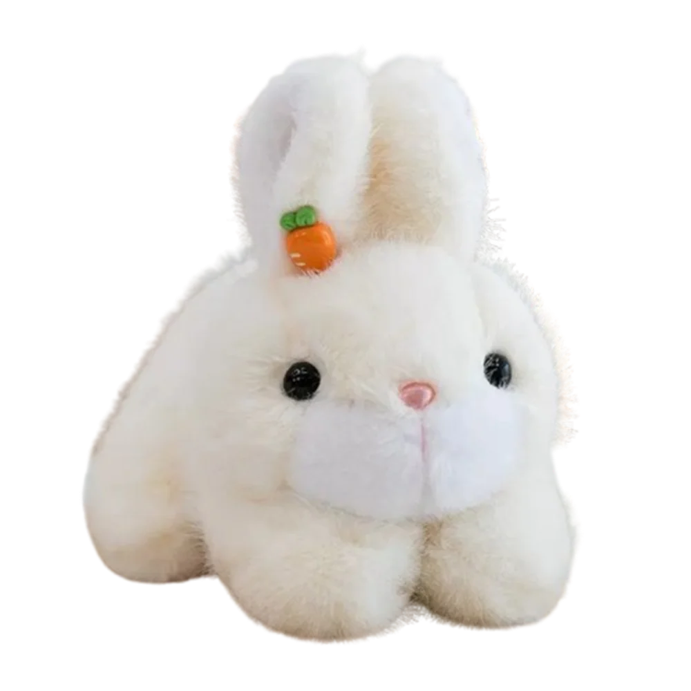 (blanco) Almohada De Peluche Suave Y Creativa Con Forma De Conejo Y Orejas Grandes.