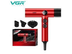 Secador De Pelo Sin Escobillas De Alta Velocidad Para Mujer (rojo) Con Motor De Iones Negativos Para El Cuidado Del Cabello Y Un Secado Rápido.