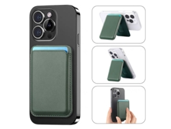 Cartera magnética para iPhone 13/14/15/16/17 Pro/Pro Max Verde oscuro Hexinyigjly