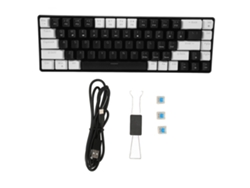 Teclado mecánico para juegos RGB con 68 teclas