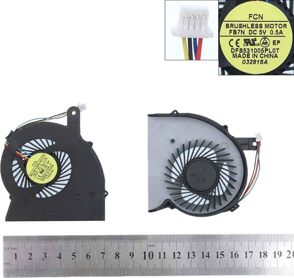 Ventilador Cpu Para hp probook 4340s 4341s ef75070v1c040s9a