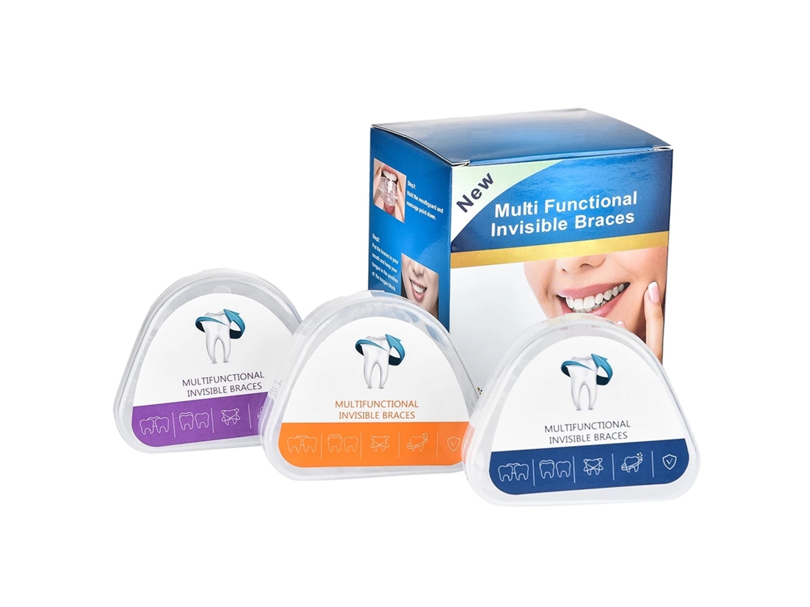 Kit de aparatos de ortodoncia Eifson, alineador dental de 3 etapas para adultos