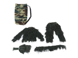 Traje De Caza De Camuflaje Forestal 3d 5 En 1 Que Incluye Chaqueta, Pantalón, Capucha Y Ropa De Caza Para Exteriores.
