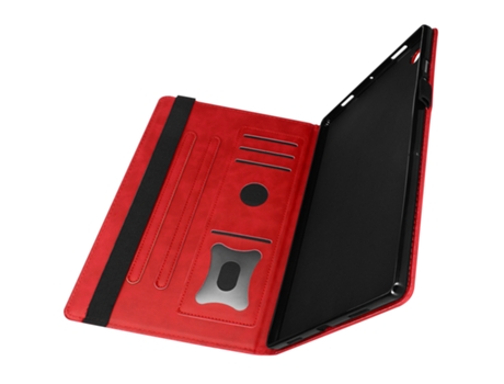 Funda Samsung Galaxy Tab A8 10.5 2021 Tarjetero Soporte Vídeo Rojo AVIZAR