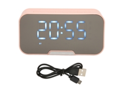 Altavoz Bluetooth Inalámbrico (reloj Espejo, Pantalla De Temperatura)
