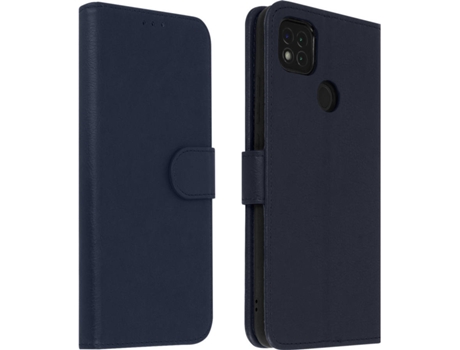 Funda Xiaomi Redmi 9C AVIZAR Libro Billetera Azul