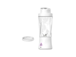 Licuadora portátil de gran capacidad (blanca), trituradora de hielo de alta potencia.