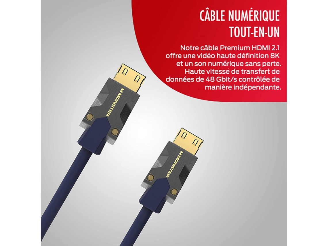 Cable HDMI MONSTER M3000 UHD 8K Dolby Vision HDR 48GBPS