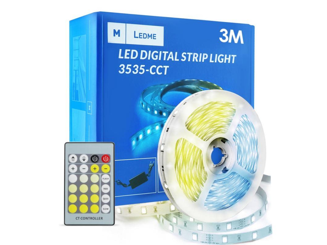 Pack Fita Led 12V 3535 60L – 3 Metros Cct