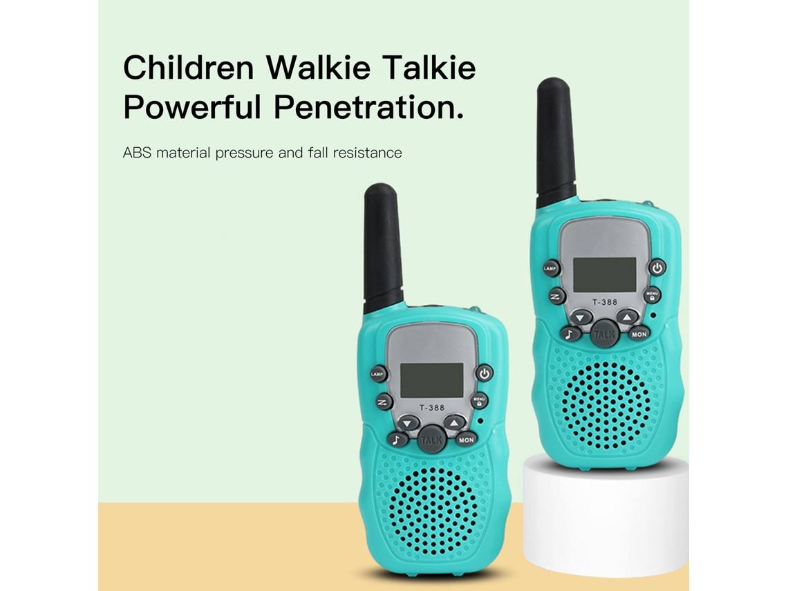 Radio Walkie Talkie Infantil Portátil 3km Rango Largo Regalo De Cumpleaños Para Niños Niñas Actividades Al Aire Libre Camping Senderismo
